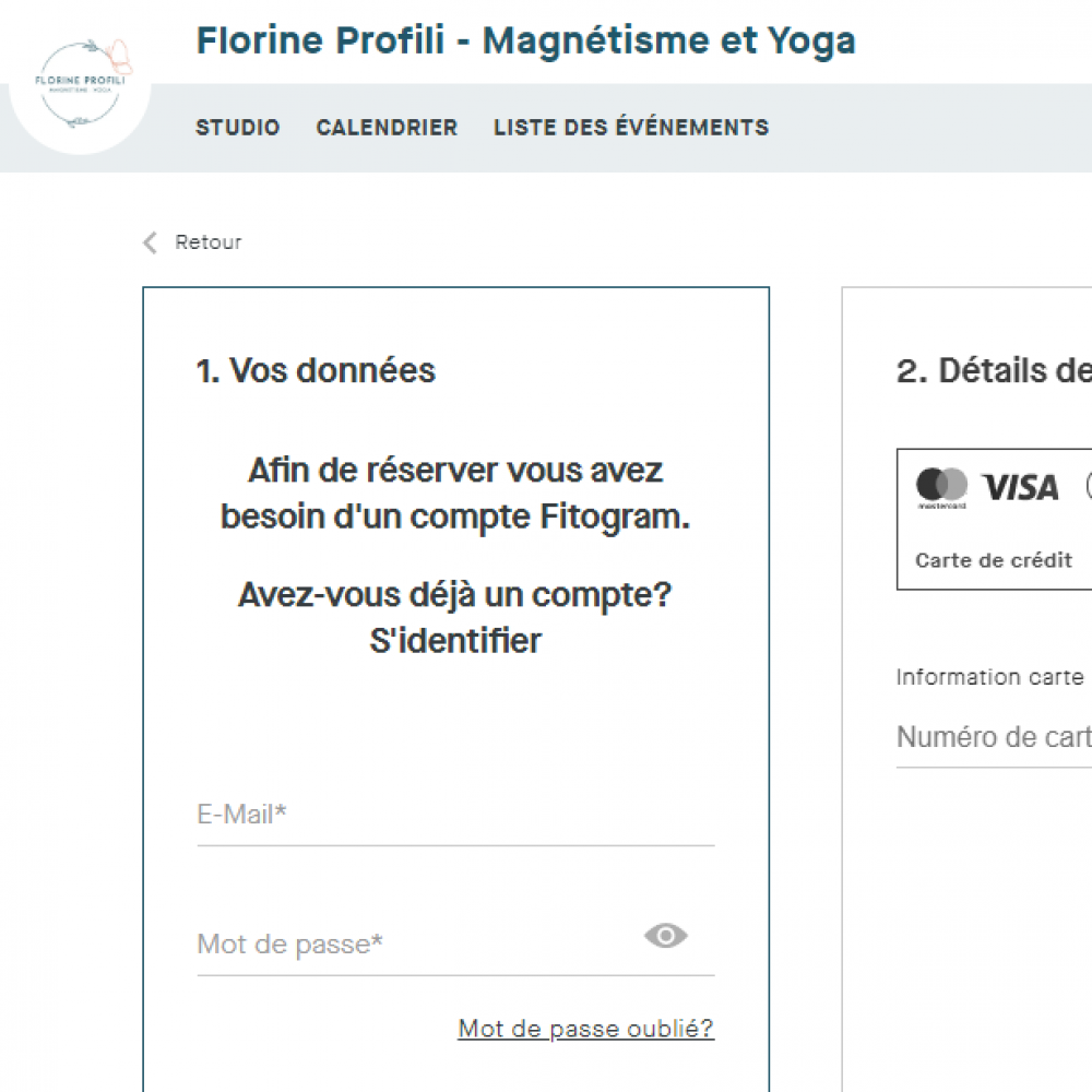 Copie écran créer un compte carré Copie écran créer un compte carré